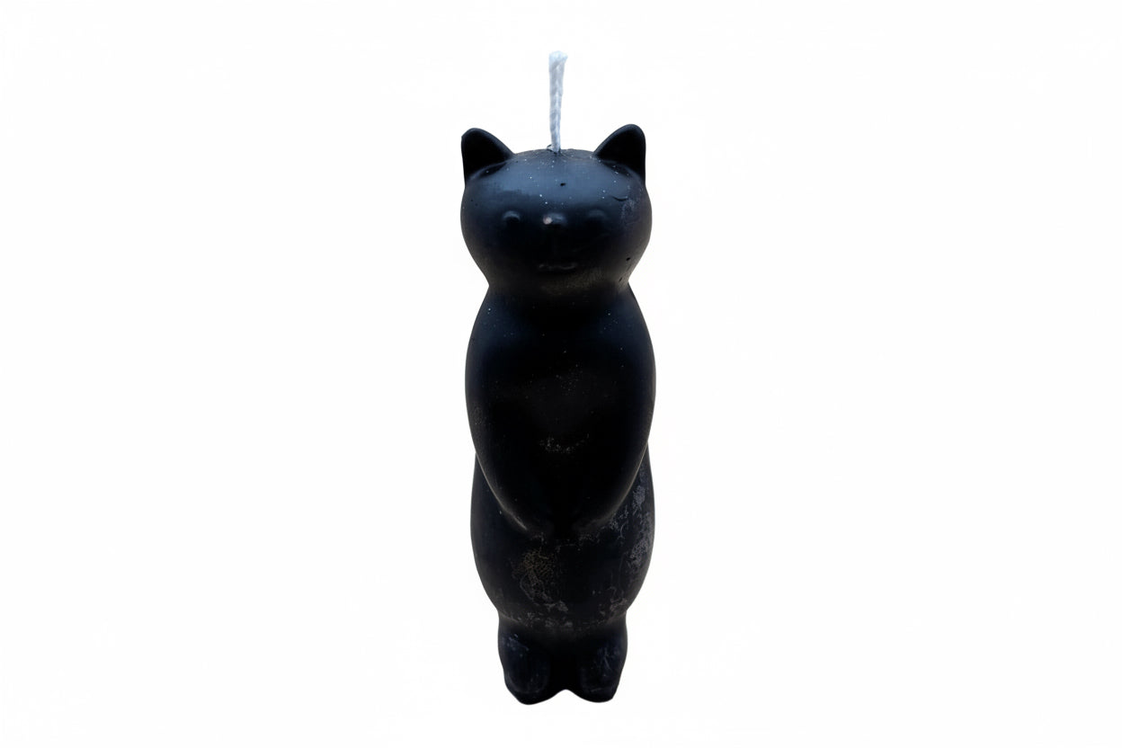 Kleine Katze Kerze